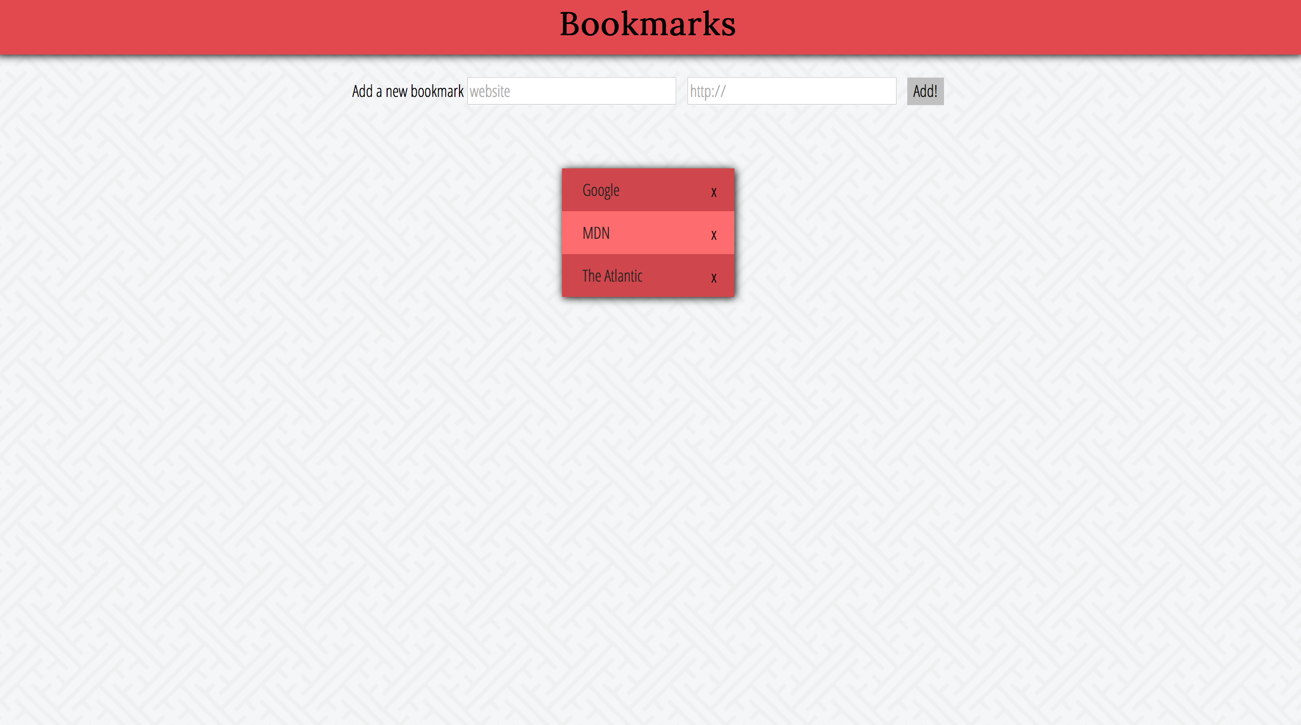 Bookmarks