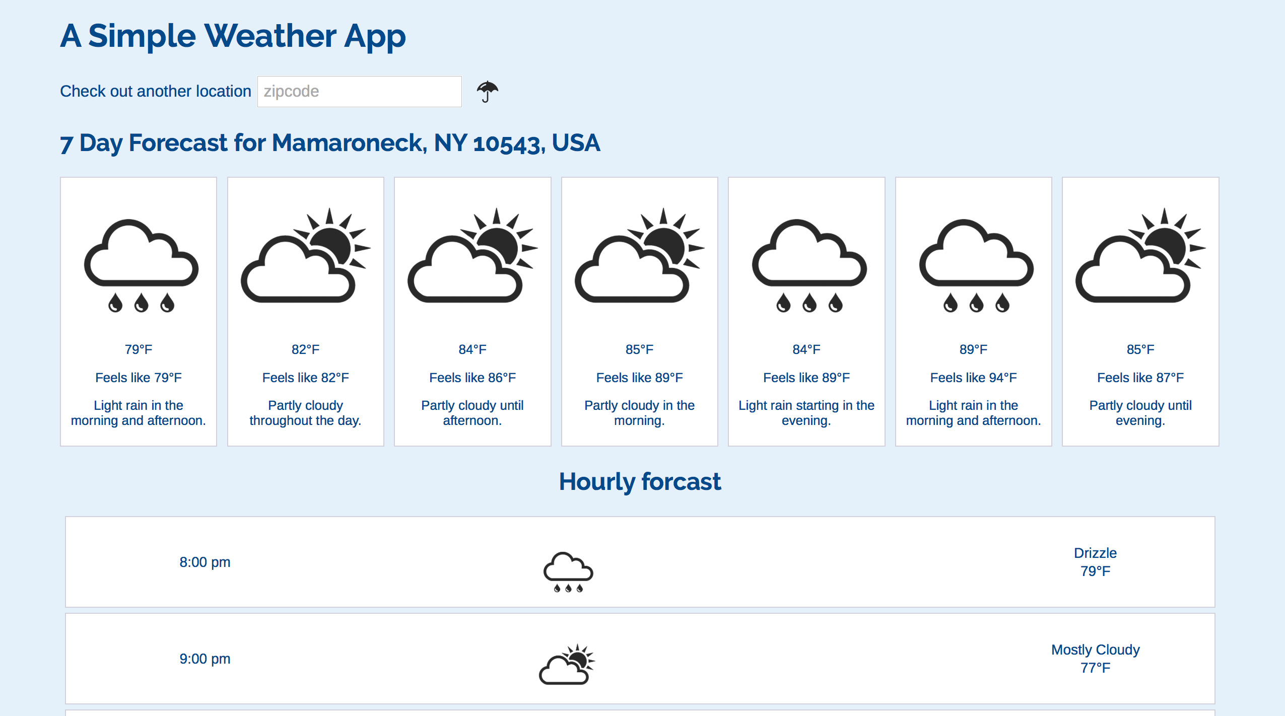 Simple Weather